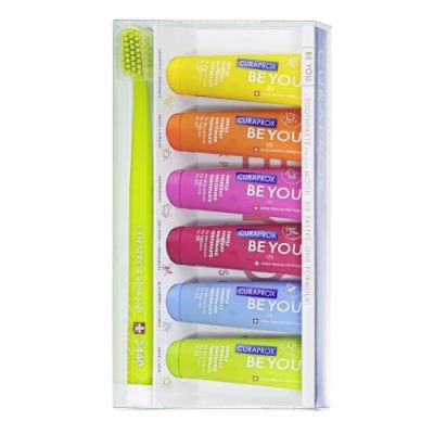 BE YOU. 6-TASTE-PACK + hammasharja valkaiseva hammastahna 6X10 ML