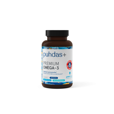Puhdas+ Premium Omega-3 600 mg 90 kaps