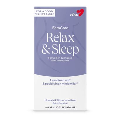 RFSU Fem Care Relax & Sleep 60 kpl