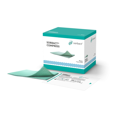 Sorbact Compress 10 x 100 cm 1 kpl