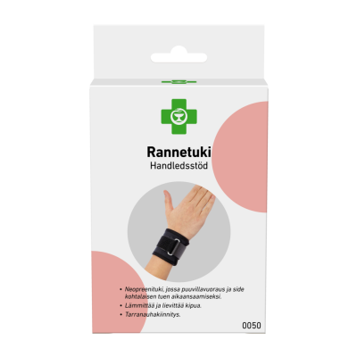 APTEEKKI Rannetuki S, musta 1 kpl