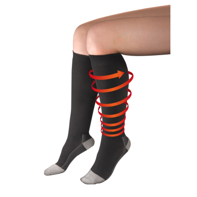 URIEL Lentosukka, Antibakt. 39-42 [397] Hopeakuitu 1 pari