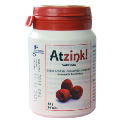 Atzink Vadelma 24 tabl