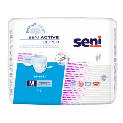 Seni Active Super housuvaippa M 10 kpl