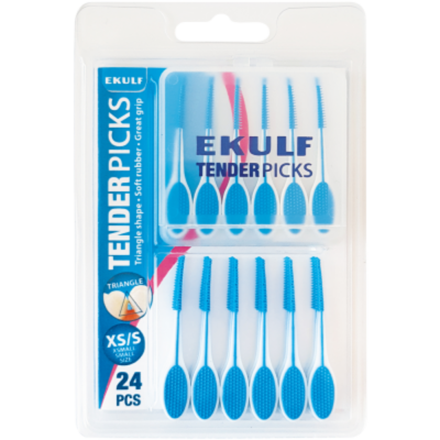 Ekulf TenderPicks kumihammastikut XS/S 24 kpl