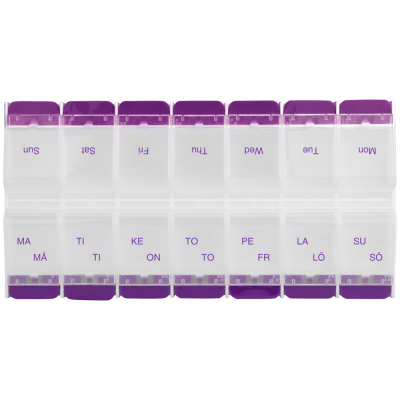 1Aid lääkeannostelija 2 lokeroa/päivä 1 viikon 1 kpl