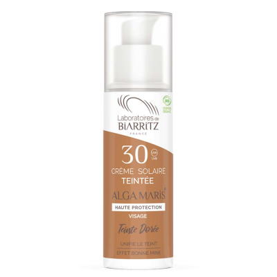 Laboratoires de Biarritz Alga Maris Aurinkovoide kasvoille SPF30 Golden 50 ml