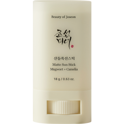 BEAUTY OF JOSEON Matte Sun Stick: Mugwort + Camelia 18 g