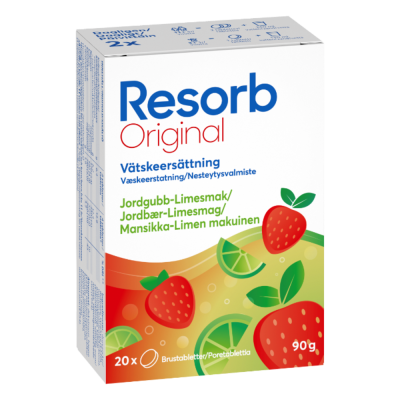 Resorb Original Mansikka-Lime 2x10 tabl.