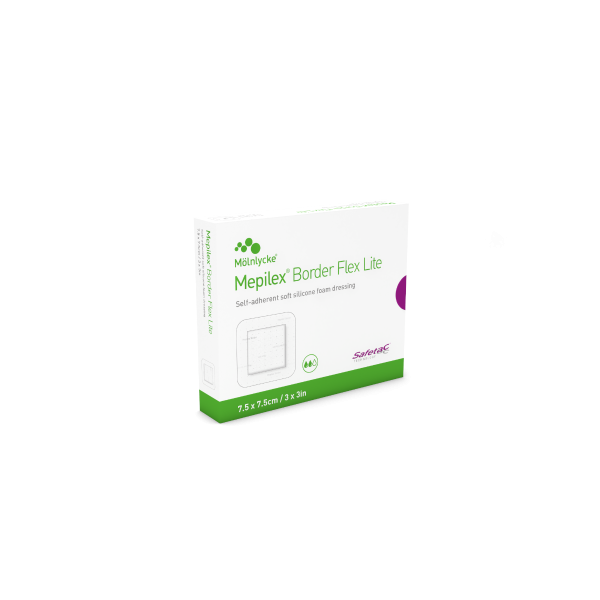 Mepilex Border Flex Lite 7,5 x 7,5 cm 5 kpl/ltk