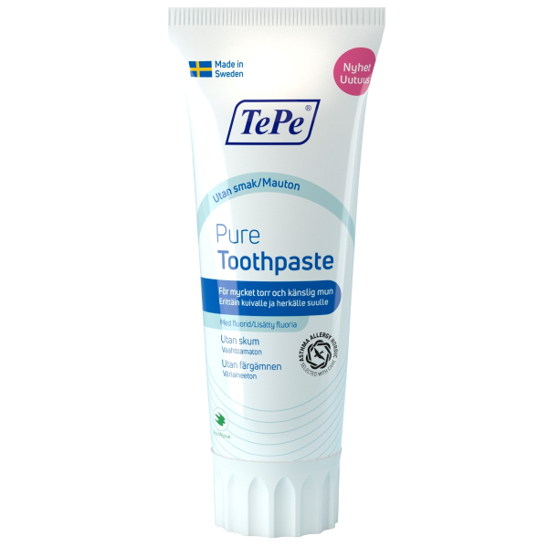 TePe Pure maustamaton hammastahna 75ml 75 ml
