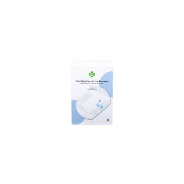 APTEEKKI Kiinnittyvä haavatyyny Aquastop L 10 cm x 15 cm 5 kpl/rasia