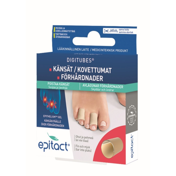 Epitact Digitubes känsät/kovettumat L 4 kpl