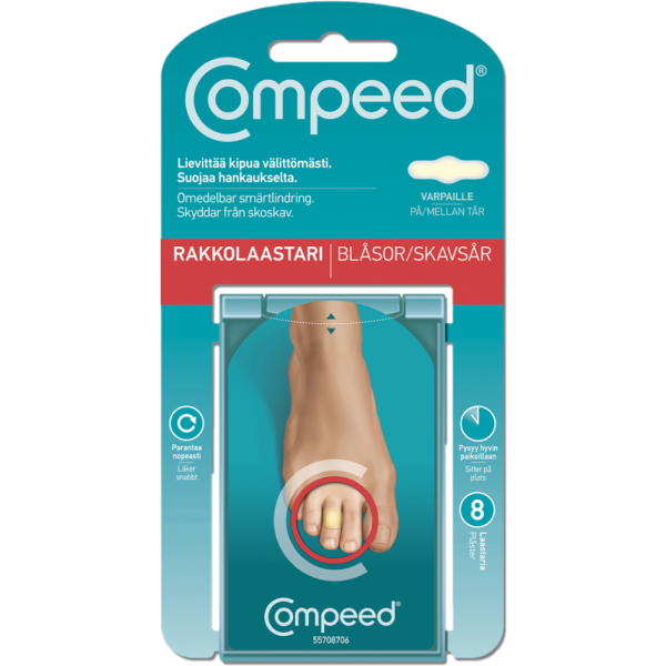 Compeed Rakkolaastari varpaat 8 kpl