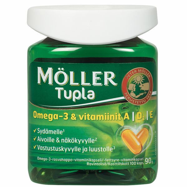 Möller Tupla Omega-3+A,D,E-vit