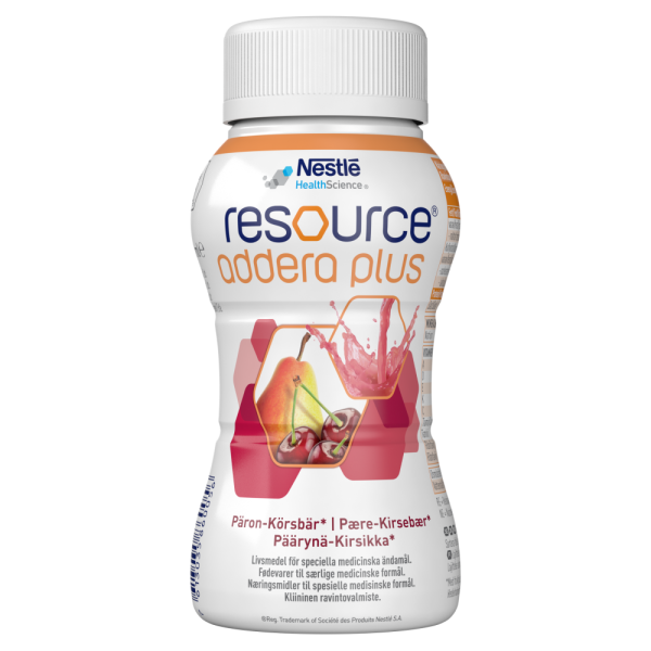 Resource Addera Plus Päärynä-Kirsikka 4x200 ml
