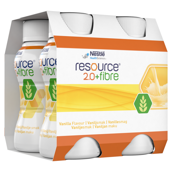 Resource 2.0+Fibre Vanilja 4x200 ml