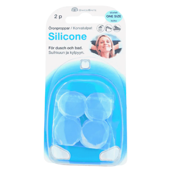 SwedSafe Silikoni korvatulppa 8 x 2 paria