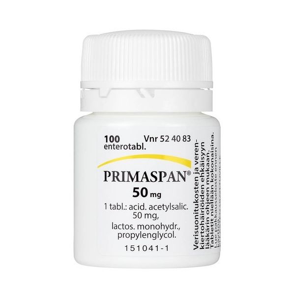 PRIMASPAN enterotabletti 50 mg 100 kpl