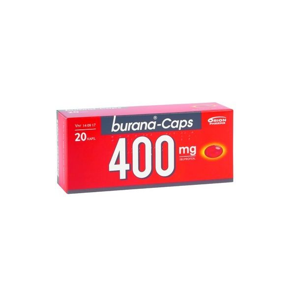 BURANA-CAPS kapseli, pehmeä 400 mg 20 fol