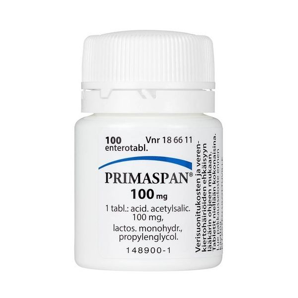PRIMASPAN enterotabletti 100 mg 100 kpl