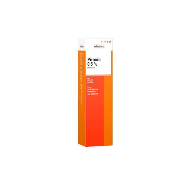 PIROXIN geeli 0,5 % 25 g