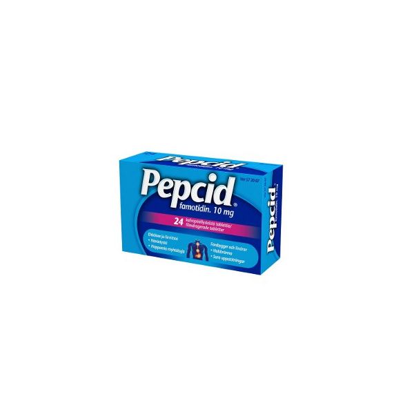 PEPCID tabletti, kalvopäällysteinen 10 mg 24 fol