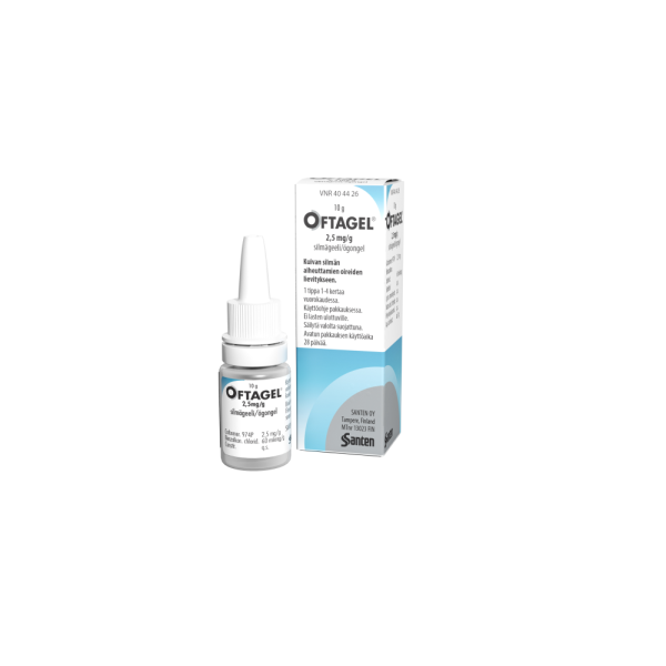 OFTAGEL silmägeeli 2,5 mg/g 10 g