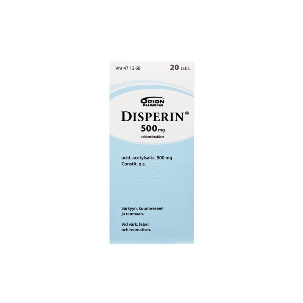 DISPERIN tabletti 500 mg 20 fol