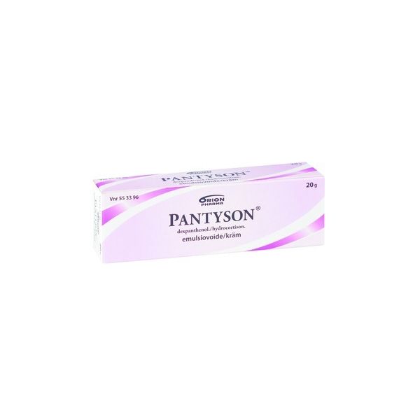 PANTYSON emulsiovoide 10/20 mg/g 20 g