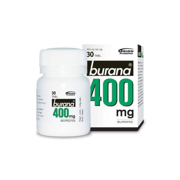 BURANA tabletti, kalvopäällysteinen 400 mg 30 kpl