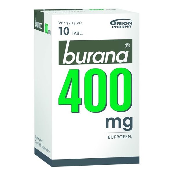 BURANA tabletti, kalvopäällysteinen 400 mg 10 kpl
