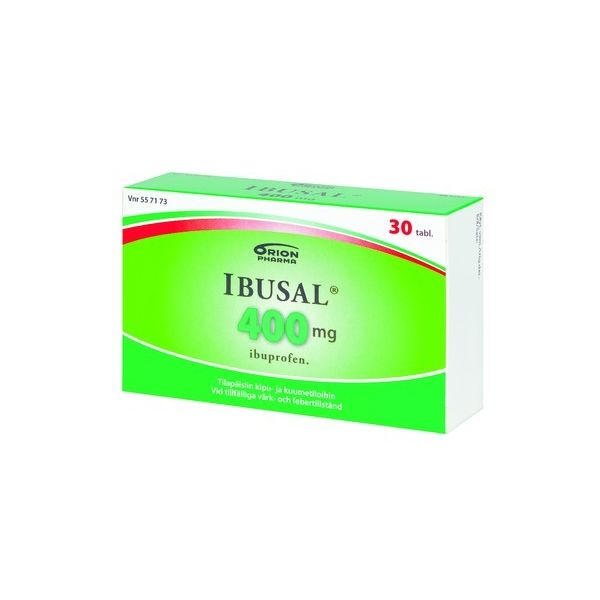 IBUSAL tabletti, kalvopäällysteinen 400 mg 10 fol