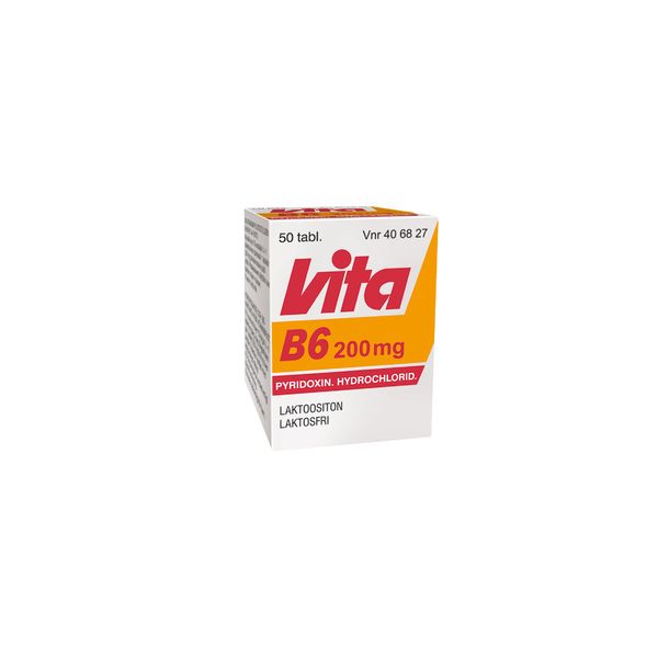 VITA-B6 tabletti 200 mg 50 kpl