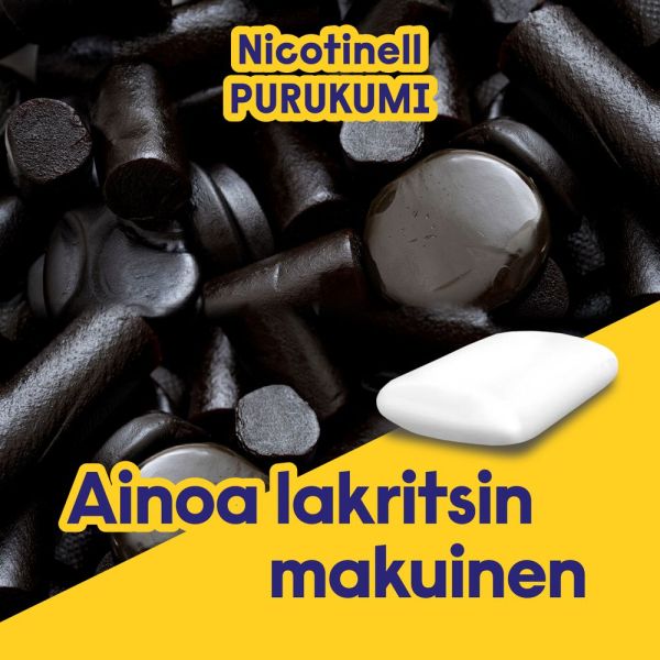 NICOTINELL LAKRITS lääkepurukumi 4 mg 204 fol