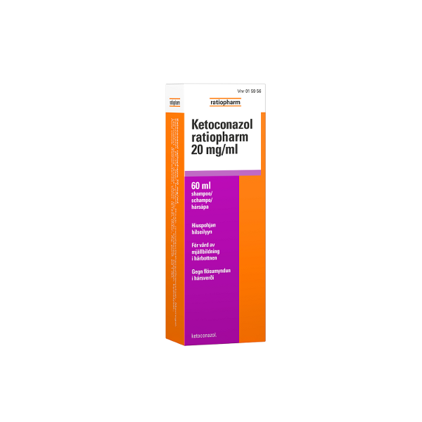 KETOCONAZOL RATIOPHARM shampoo 20 mg/ml 60 ml