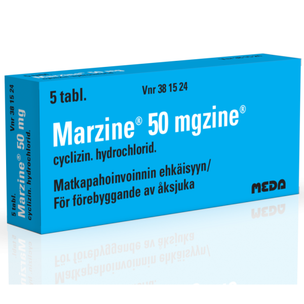 MARZINE tabletti 50 mg 5 fol