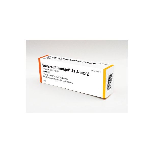 VOLTAREN EMULGEL geeli 11,6 mg/g 50 g