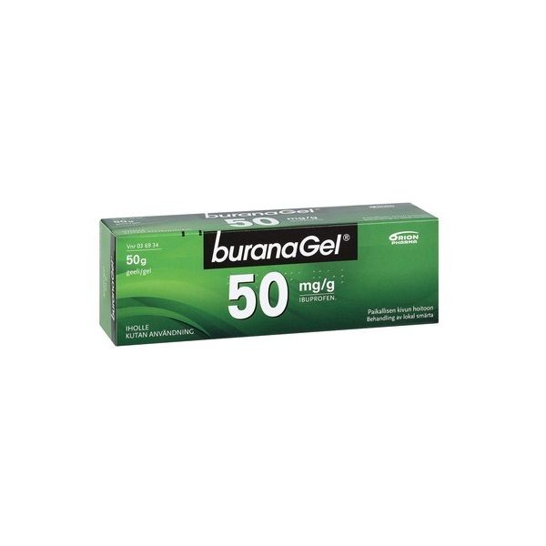 BURANAGEL geeli 50 mg/g 50 g