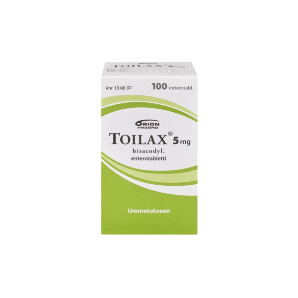 TOILAX enterotabletti 5 mg 100 kpl