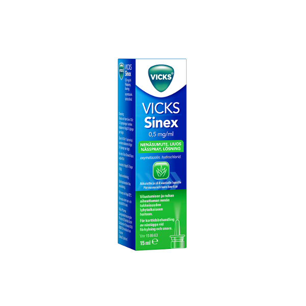 VICKS SINEX nenäsumute, liuos 0,5 mg/ml 15 ml