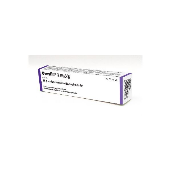 OVESTIN emätinemulsiovoide 1 mg/g asetin 15 g