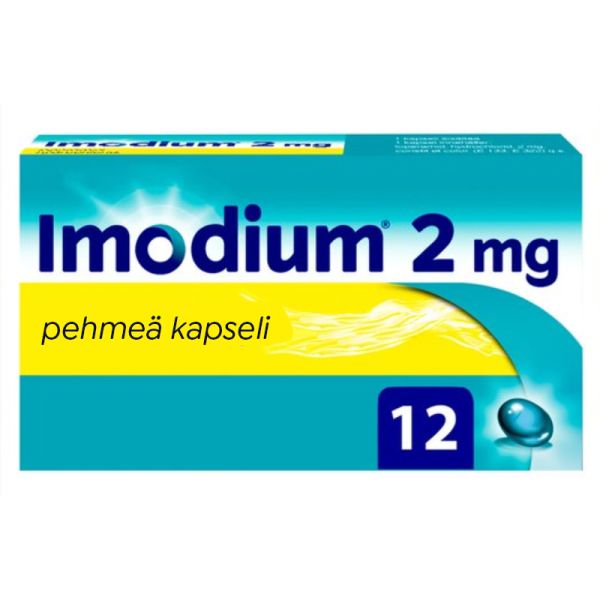 IMODIUM kapseli, pehmeä 2 mg 12 fol