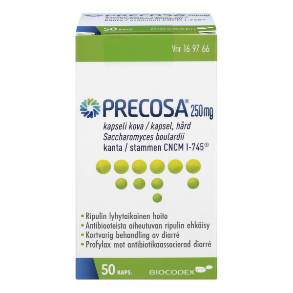 PRECOSA kapseli, kova 250 mg 50 kpl