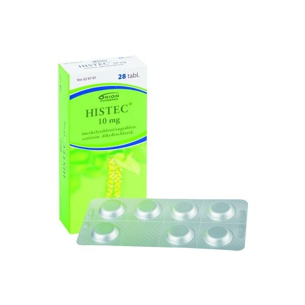HISTEC imeskelytabletti 10 mg 28 fol