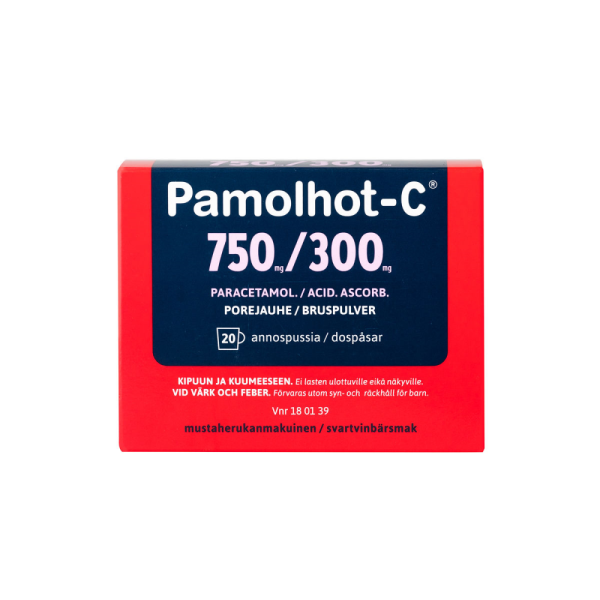 PAMOLHOT-C porejauhe 750/300 mg 20 kpl