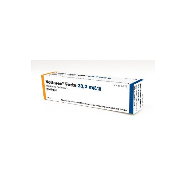 VOLTAREN FORTE geeli 23,2 mg/g 50 g