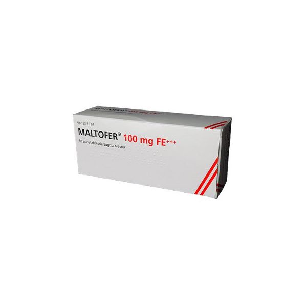 MALTOFER purutabletti 100 mg 30 fol