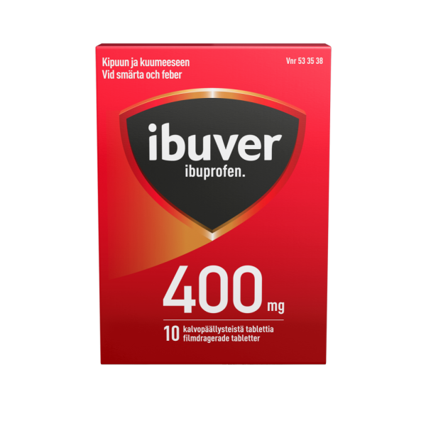 IBUVER tabletti, kalvopäällysteinen 400 mg 10 fol