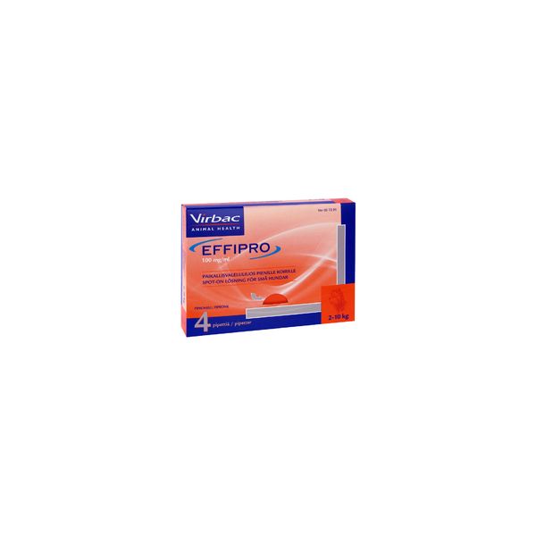 Effipro paikallisvaleluliuos 100 mg/ml Pipetti 4 x 0.67 ml